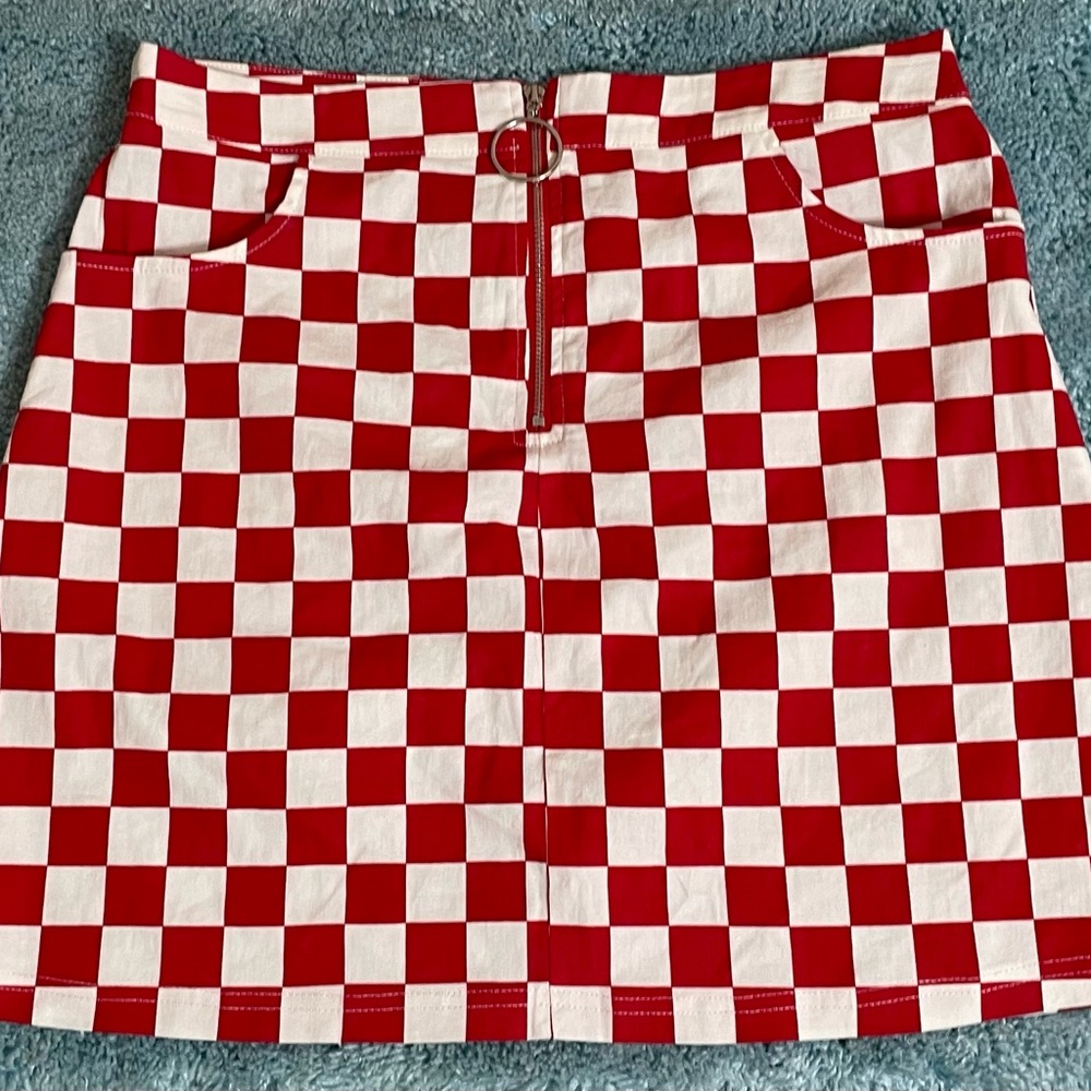 Checkered Skirt